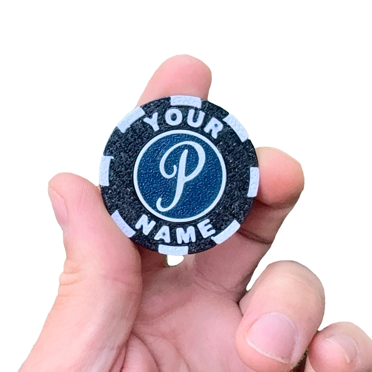 Personalised Poker Chip Magnetic Ball Marker
