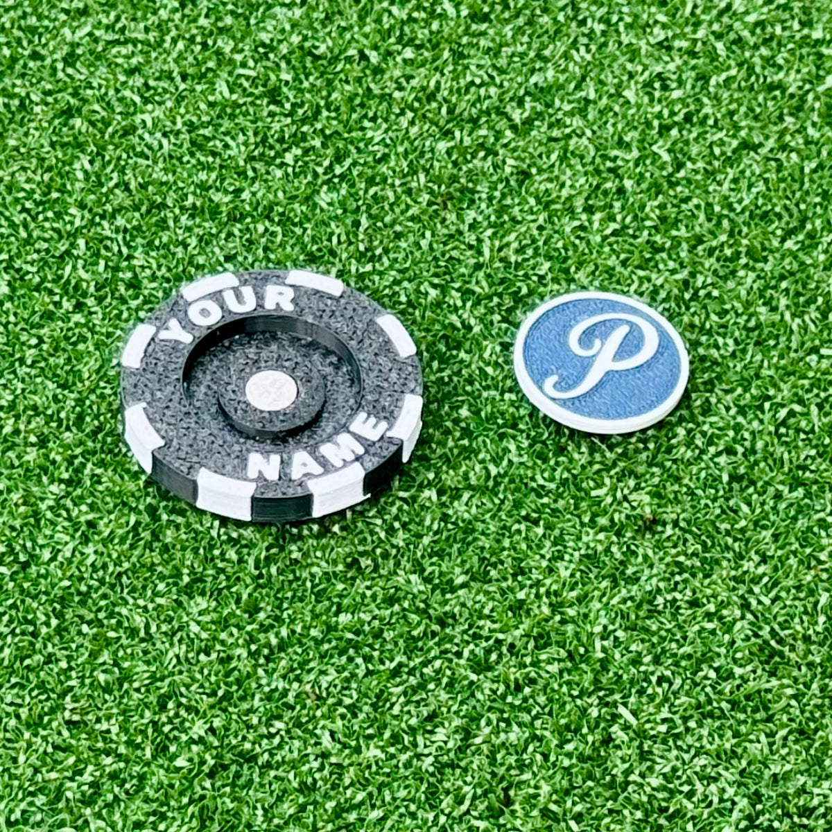Personalised Poker Chip Magnetic Ball Marker