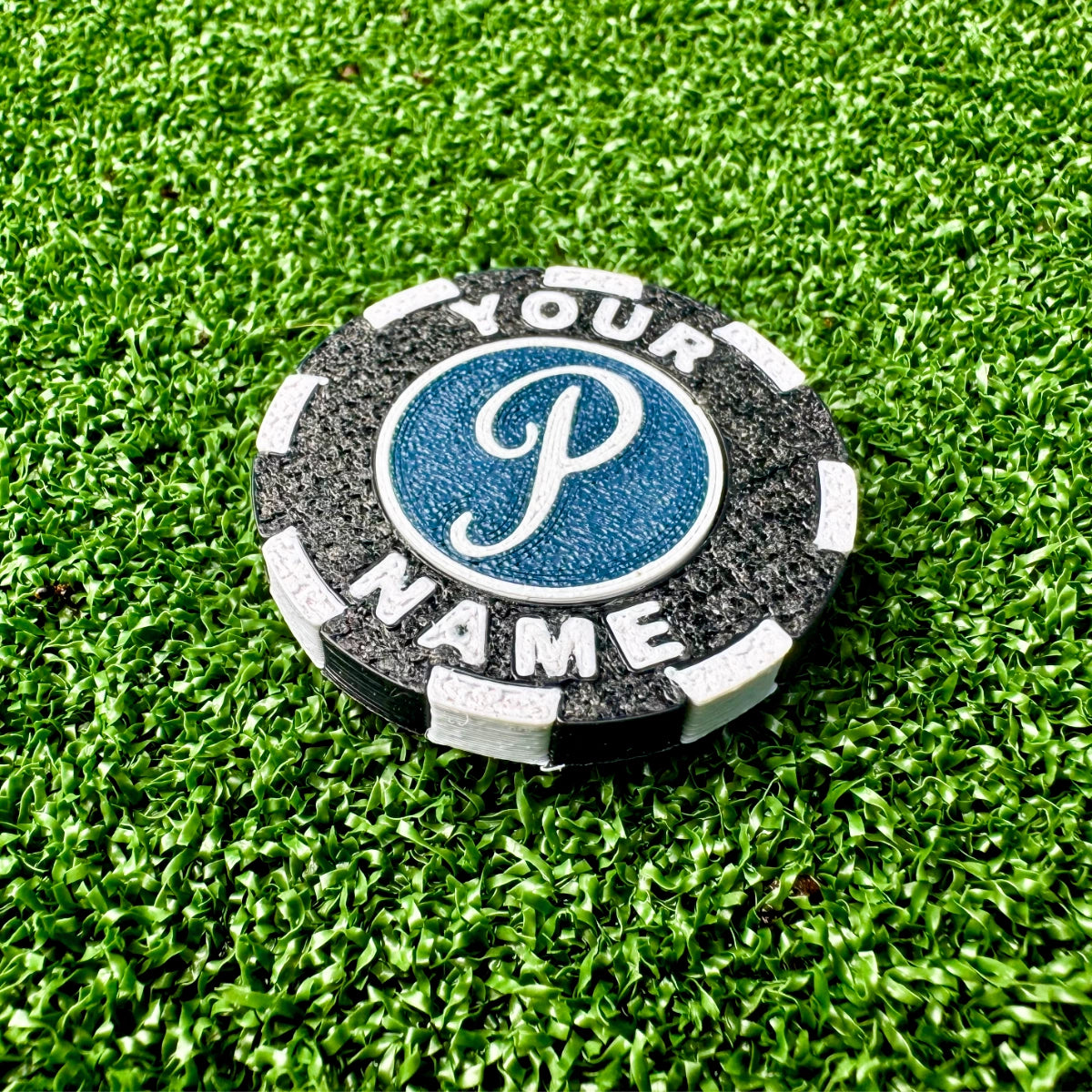 Personalised Poker Chip Magnetic Ball Marker